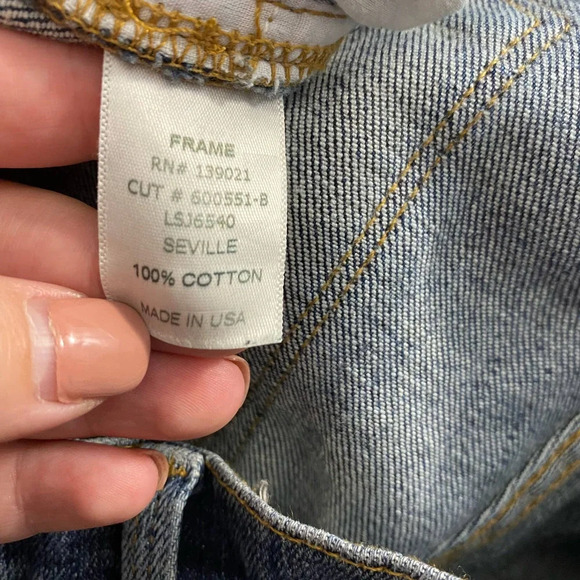 FRAME Denim Le Skinny de Jeanne in Seville‎ Wash Blue Size US 26 - Picture 12 of 12
